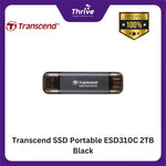 Load image into Gallery viewer, Transcend SSD Portable ESD310C 2TB Black