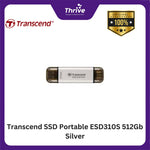 Load image into Gallery viewer, Transcend SSD Portable ESD310S 1TB Silver