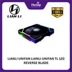 Load image into Gallery viewer, LIANLI UNIFAN LIANLI UNIFAN TL 120 REVERSE BLADE & NON REVERSE BLADE : TL 120 SINGLE PACK BLACK & WHITE