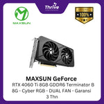 Load image into Gallery viewer, MAXSUN GeForce RTX 4060 Ti 8GB GDDR6 Terminator B 8G - Cyber RGB - DUAL FAN - Garansi 3 Thn