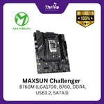 Load image into Gallery viewer, MAXSUN Challenger B760M (LGA1700, B760, DDR4, USB3.2, SATA3)