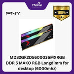 Load image into Gallery viewer, MD32GK2D5600036MXRGB DDR 5 MAKO RGB Longdimm for desktop (6000mhz)