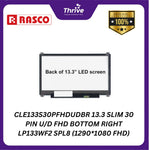 Load image into Gallery viewer, CLE133S30PFHDUDBR 13.3 SLIM 30 PIN U/D FHD BOTTOM RIGHT LP133WF2 SPL8 (1290*1080 FHD)