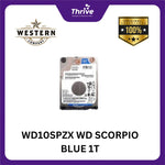 Load image into Gallery viewer, WD10SPZX WD SCORPIO BLUE 1T