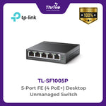 Load image into Gallery viewer, TP-LINK 5-Port FE (4 PoE+) Desktop Unmanaged Switch