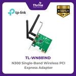 Load image into Gallery viewer, TP-LINK N300 Single-Band Wireless PCI Express Adapter