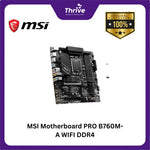 Load image into Gallery viewer, MSI Motherboard PRO B760M-A WIFI DDR4