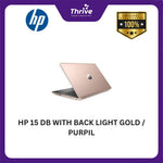 Load image into Gallery viewer, HP 15 DB WITH BACK LIGHT GOLD / PURPIL