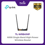 Load image into Gallery viewer, TP-LINK N300 Single-Band High-Power Wireless Router