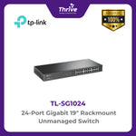 Load image into Gallery viewer, TP-LINK 24-Port Gigabit 19" Rackmount Unmanaged Switch