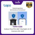 Load image into Gallery viewer, TP-LINK Indoor Pan/Tilt 360° Starlight AI IP Camera 2K 4MP