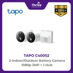 Load image into Gallery viewer, TP-LINK 2-Indoor/Outdoor Battery Camera 1080p 2MP + 1-Hub