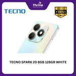 Load image into Gallery viewer, TECNO SPARK 20 8GB 128GB WHITE