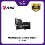 Load image into Gallery viewer, MSI Motherboard PRO B760M-P DDR4