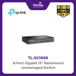 Load image into Gallery viewer, TP-LINK 8-Port Gigabit 13" Rackmount Unmanaged Switch