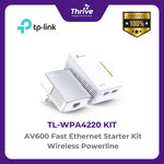 Load image into Gallery viewer, TP-LINK AV600 Fast Ethernet Starter Kit Wireless Powerline
