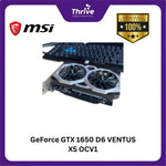 Load image into Gallery viewer, GeForce GTX 1650 D6 VENTUS XS OCV1