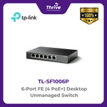 Load image into Gallery viewer, TP-LINK 6-Port FE (4 PoE+) Desktop Unmanaged Switch