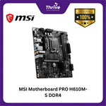 Load image into Gallery viewer, MSI Motherboard PRO H610M-S DDR4