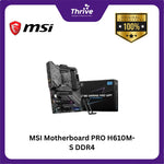 Load image into Gallery viewer, MSI Motherboard PRO H610M-S DDR4