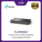 Load image into Gallery viewer, TP-LINK 8-Port FE (4 PoE) Desktop Unmanaged Switch