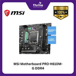 Load image into Gallery viewer, MSI Motherboard PRO H610M-G DDR4