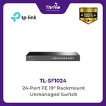 Load image into Gallery viewer, TP-LINK 24-Port FE 19" Rackmount Unmanaged Switch