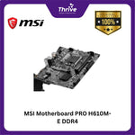 Load image into Gallery viewer, MSI Motherboard PRO H610M-E DDR4