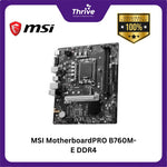 Load image into Gallery viewer, MSI MotherboardPRO B760M-E DDR4