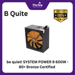 Load image into Gallery viewer, be quiet! SYSTEM POWER 9 600W - 80+ Bronze Certified - 3 Years Warranty - Number 1 PSU in Germany