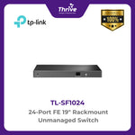 Load image into Gallery viewer, TP-LINK 24-Port FE 19" Rackmount Unmanaged Switch