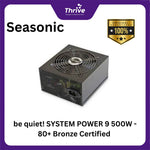 Load image into Gallery viewer, be quiet! SYSTEM POWER 9 500W - 80+ Bronze Certified - 3 Years Warranty - Number 1 PSU in Germany