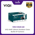 Load image into Gallery viewer, TP-LINK VIGI 4MP 2.8mm Outdoor Color Bullet IP Camera