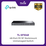 Load image into Gallery viewer, TP-LINK 48-Port FE 19" Rackmount Unmanaged Switch