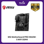 Load image into Gallery viewer, MSI Motherboard PRO H610M-S WIFI DDR4