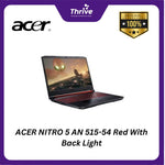 Load image into Gallery viewer, ACER NITRO 5 AN 515-54 Red With Back Light