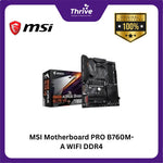 Load image into Gallery viewer, MSI Motherboard PRO B760M-A WIFI DDR4