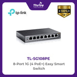 Load image into Gallery viewer, TP-LINK 8-Port 1G (4 PoE+) Easy Smart Switch