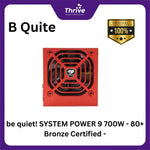 Load image into Gallery viewer, be quiet! SYSTEM POWER 9 700W - 80+ Bronze Certified - 3 Years Warranty - Number 1 PSU in Germany