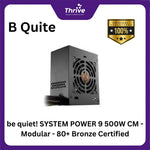 Load image into Gallery viewer, be quiet! SYSTEM POWER 9 500W CM - Modular - 80+ Bronze Certified - 3 Years Warranty - Number 1 PSU in Germany