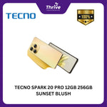 Load image into Gallery viewer, TECNO SPARK 20 PRO 12GB 256GB SUNSET BLUSH