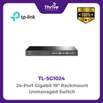 Load image into Gallery viewer, TP-LINK 24-Port Gigabit 19" Rackmount Unmanaged Switch