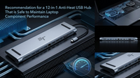 Recommendation for a 12-in-1 Anti-Heat USB Hub That is Safe to Maintain Laptop Component Performance