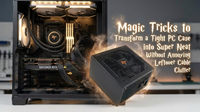 Magic Tricks to Transform a Tight PC Case into Super Neat Without Annoying Leftover Cable Clutter