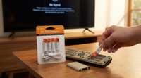 How to Fix an Unresponsive TV Remote Caused by Low Battery Power with the ET Recharge+ 1.6V Battery
