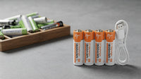 Modern Tech Innovation: Why 1800mWh Type-C Rechargeable AA Batteries Outshine Traditional NiMH