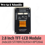 Load image into Gallery viewer, WeAct 2.8&quot; 240*320 ILI9341 ST7789V Display Screen 2.8inch SPI LCD TFT Module With Touch XPT2046 No Touch Auto Brightness Adjust
