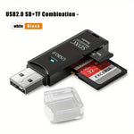 Load image into Gallery viewer, Robust 2-in-1 USB 3.0 2.0 Micro SD Card Reader High Speed Data Transmission up to 5Gbps Compatibility Multiple for PC Camera
