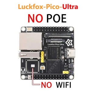 Luckfox Pico Series Options (Not All)  MINI-A/B/Plus/Pro/Max/Ultra/Ultra-W/LCD-For-Ultra RV1106/RV1103 Rockchip Linux AI Board