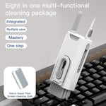 Load image into Gallery viewer, 8 IN 1 Cleaning Kit Keyboard Cleaner For AirPods iPhone Cleaning Tools Keycap Puller Set Screen Brush Earphone Cleaning Pen